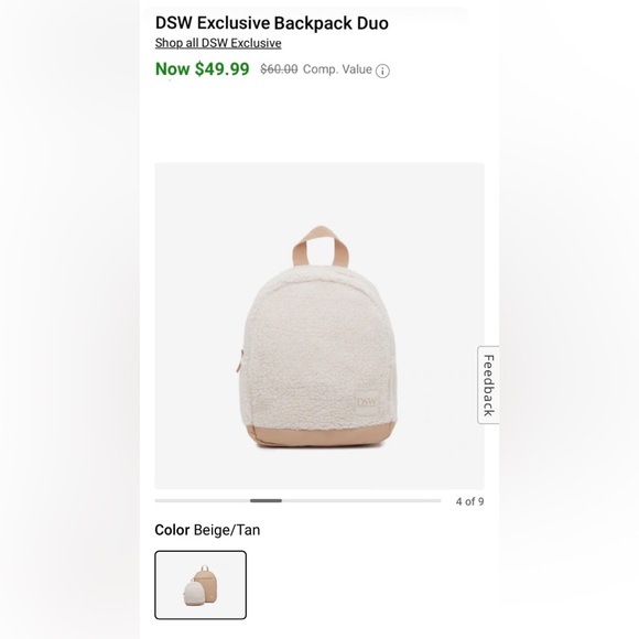 NWT DSW Camuto Exclusive Backpack Duo - Picture 6 of 13